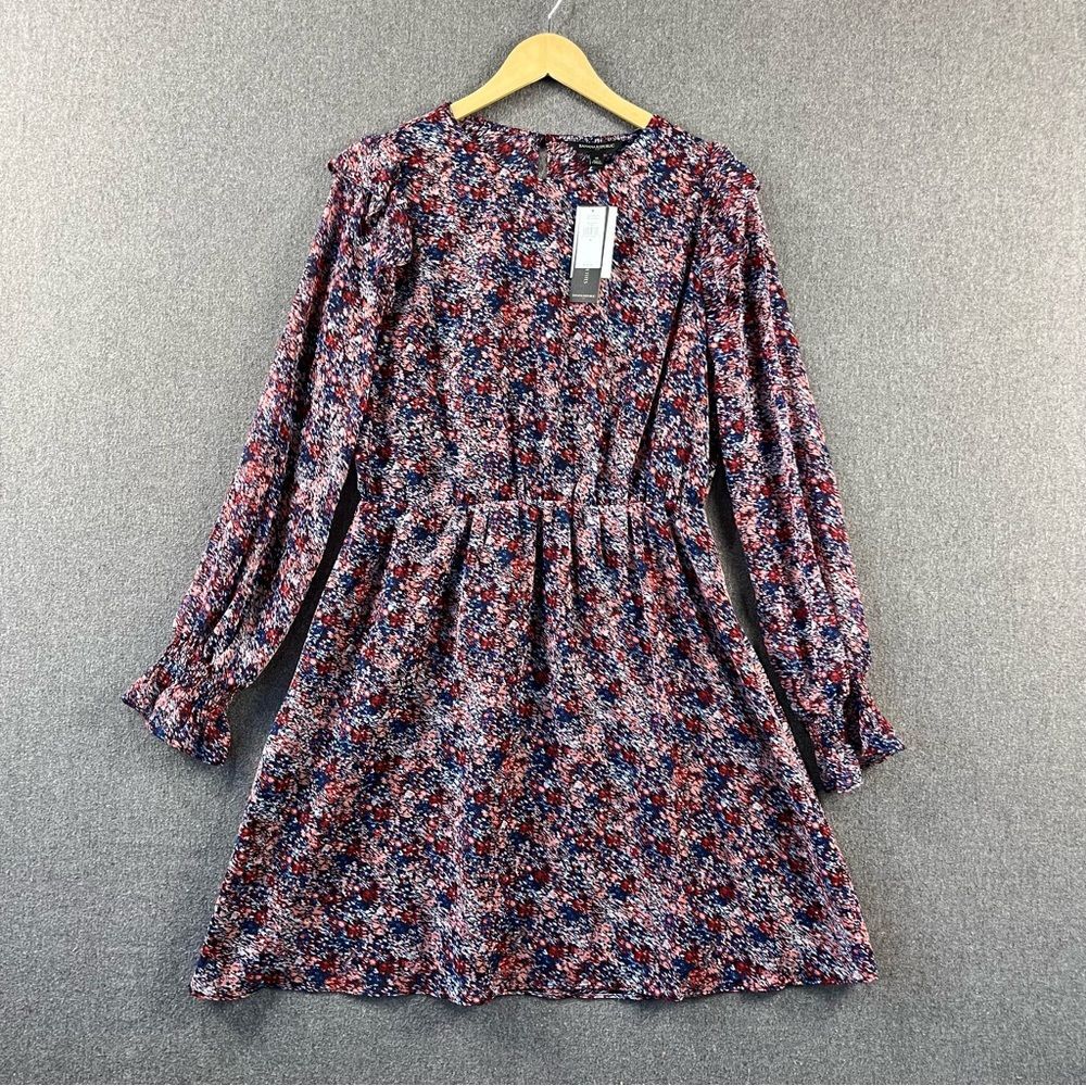 NWT Banana Republic Long-Sleeve Printed Dress – New With Tags - Picture 2 of 7